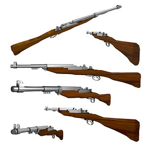3D old gun model