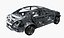 3D electric car chassis model