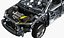3D electric car chassis model