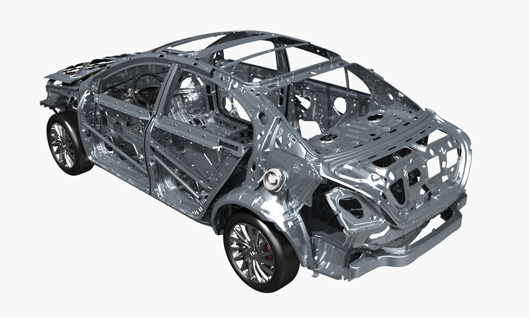 3D Electric Car Chassis Model - TurboSquid 1649546