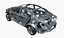 3D electric car chassis model