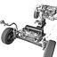3D electric car chassis model