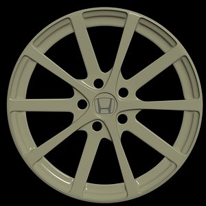 3D model car rim