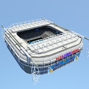 rod laver arena exterior and interior 3D model