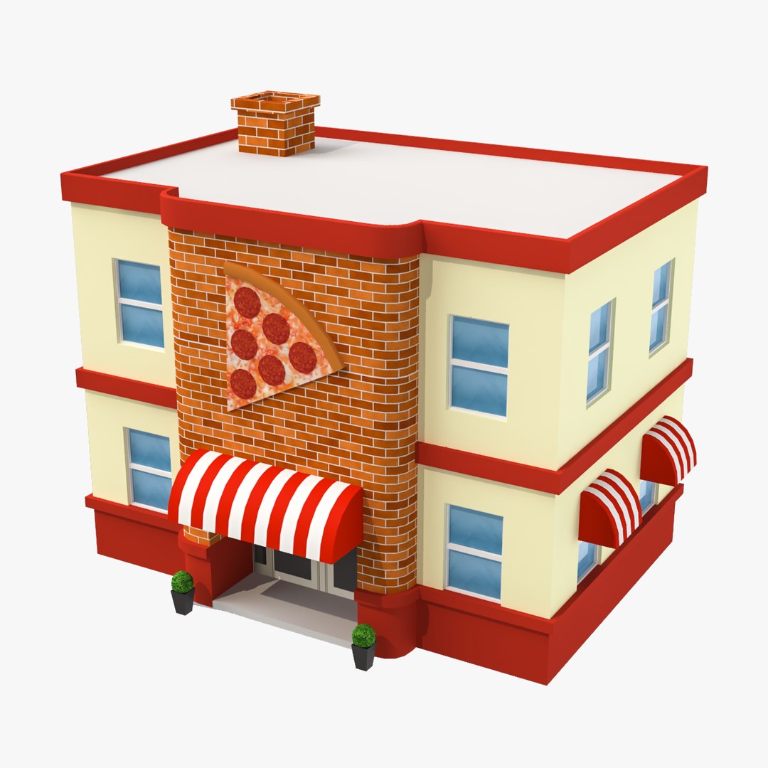 cartoon buildings - 5 3D model https://p.turbosquid.com/ts-thumb/KN/W3r0Gm/FSzQ5gYY/pizzaplace1/png/1525176133/1920x1080/fit_q87/a5cfa27a695c45f78c39a7890cc0f07a2356392a/pizzaplace1.jpg