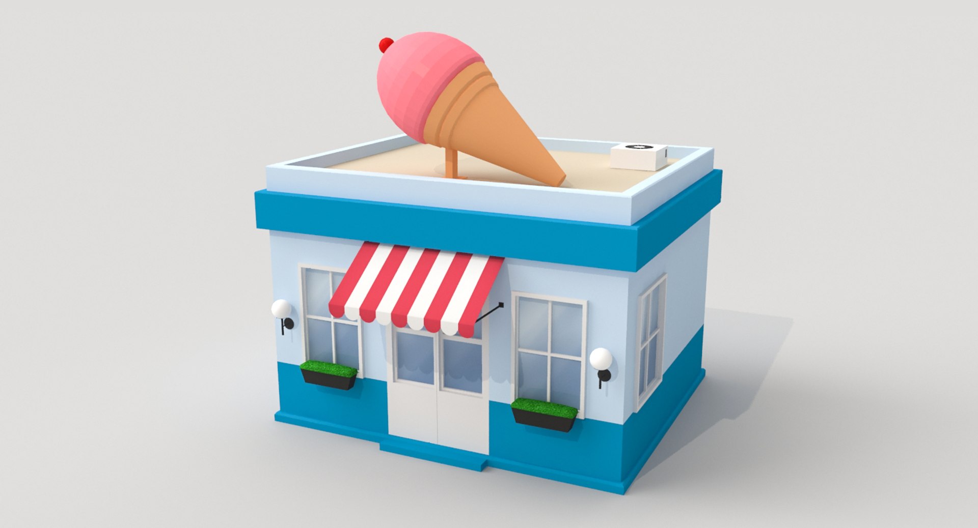 cartoon buildings - 5 3D model https://p.turbosquid.com/ts-thumb/KN/W3r0Gm/Mhk02iAZ/icecreamstore02/jpg/1525021037/1920x1080/fit_q87/ccf27c898fd9fc993f8d78c7415872820da02058/icecreamstore02.jpg