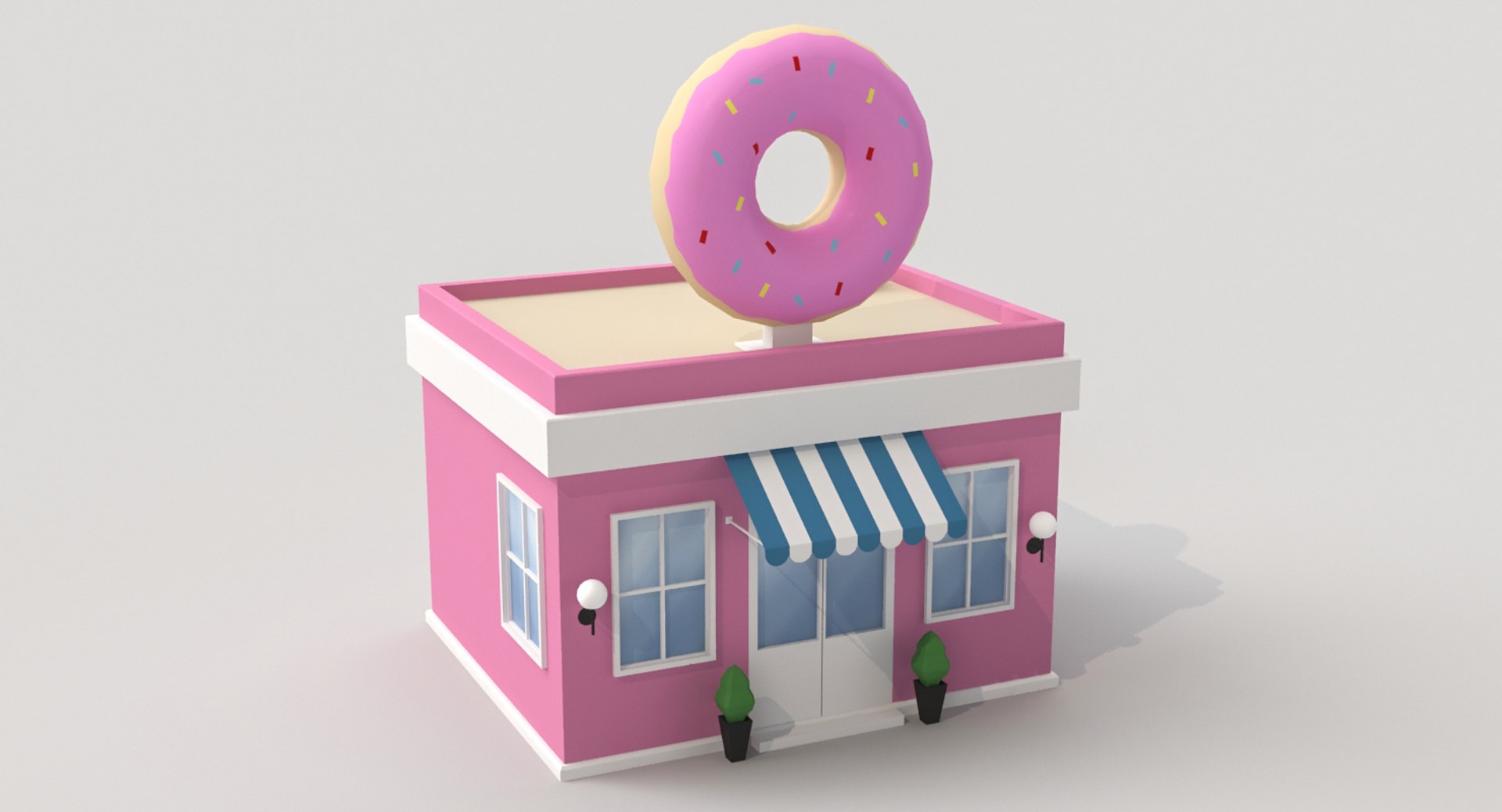 cartoon buildings - 5 3D model https://p.turbosquid.com/ts-thumb/KN/W3r0Gm/RLu6L3sR/donutsshop3/jpg/1524920440/1920x1080/fit_q87/d9c5369240728a9a3e84b0cc7a2e29d69d22e559/donutsshop3.jpg