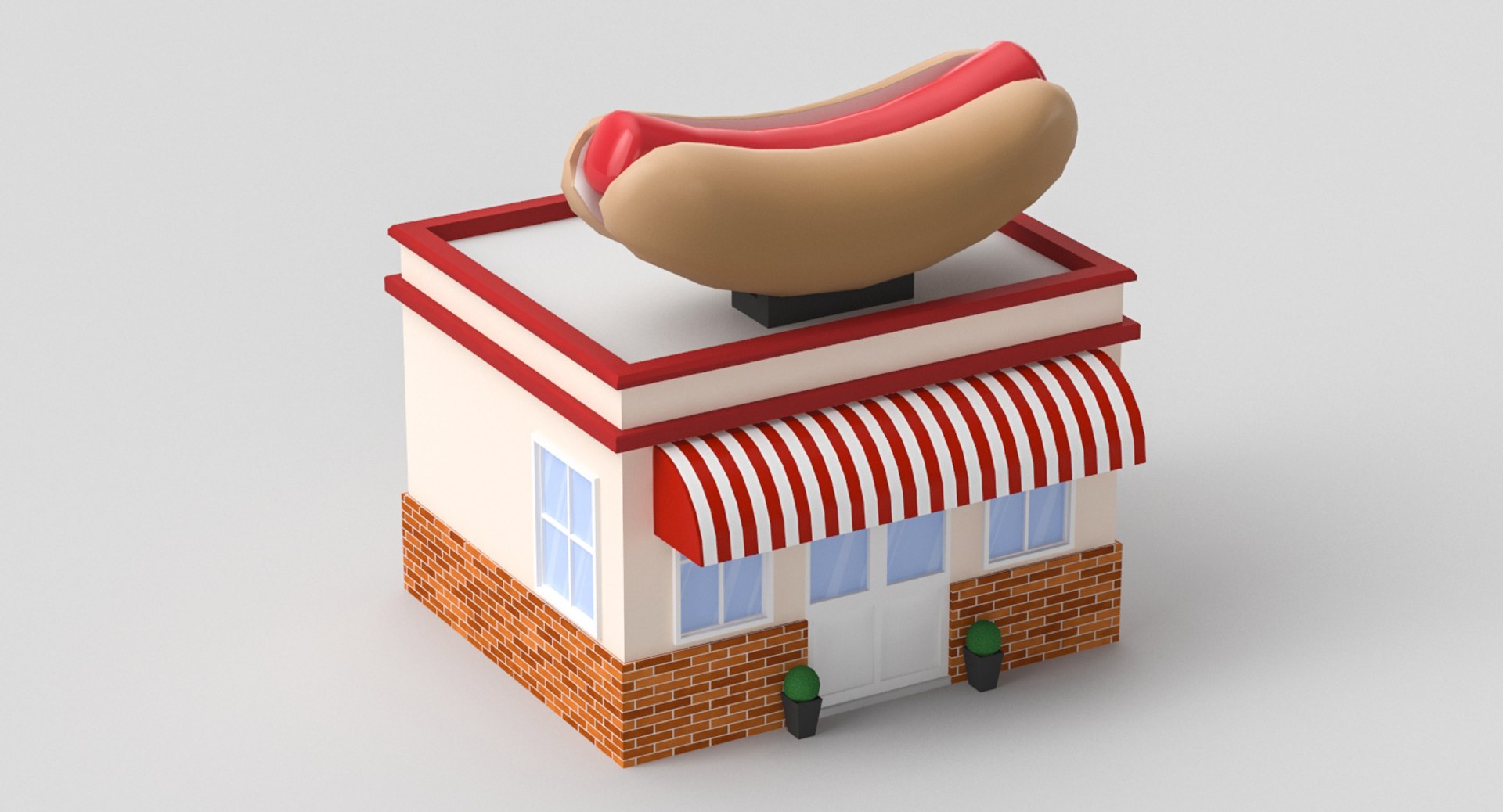 cartoon buildings - 5 3D model https://p.turbosquid.com/ts-thumb/KN/W3r0Gm/lYBddllS/hotdogplace8/jpg/1525873100/1920x1080/fit_q87/afd408777365267bab1c77e0d9a79d705e89ad41/hotdogplace8.jpg