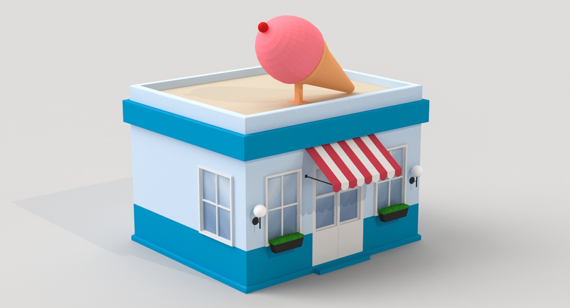 cartoon buildings - 5 3D model https://p.turbosquid.com/ts-thumb/KN/W3r0Gm/pXntRi1m/icecreamstore05/jpg/1525021162/1920x1080/fit_q87/c0253628741529eefc31af150fc54e948c0b6854/icecreamstore05.jpg