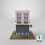 5 Tiendas Y Colección De Edificios - Modelos 3D
