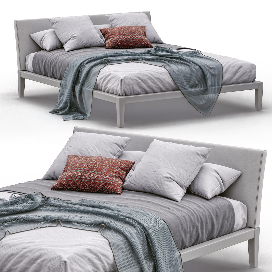 Meridiani Bed 3D Model - TurboSquid 1695779