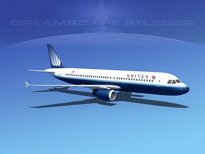 a320 airbus airliners 3d ma