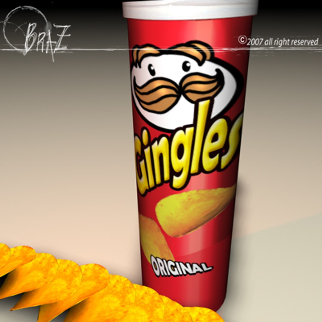 3d Model Chips Box