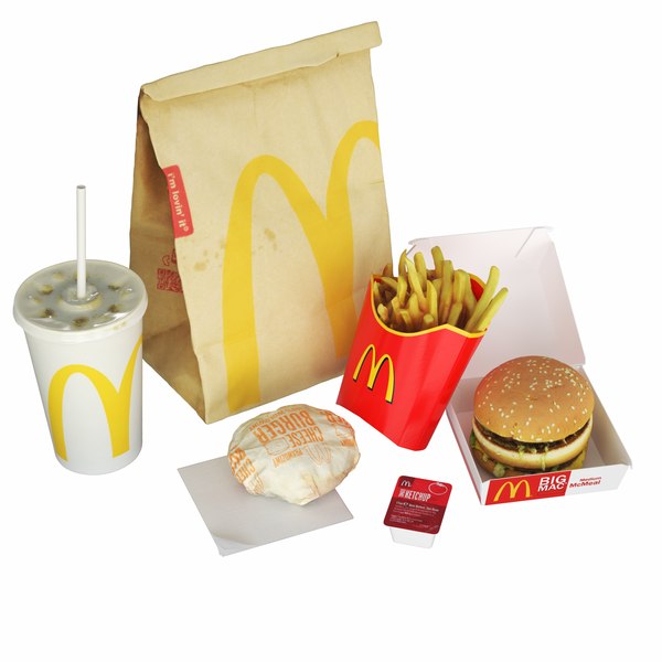 McDonalds 2 Cheeseburger Mahlzeit