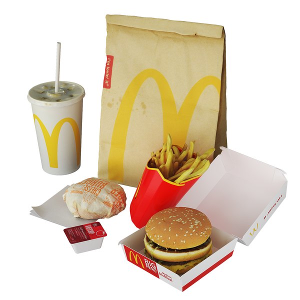 3D McDonalds Meal - TurboSquid 1720877