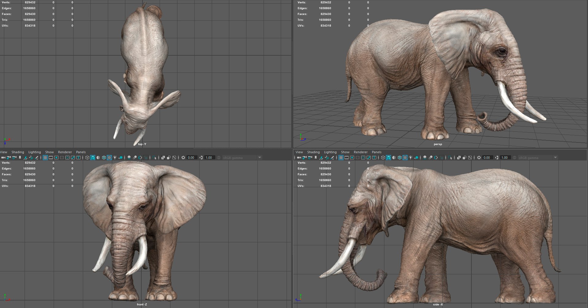 3D model elephant animal zoo https://p.turbosquid.com/ts-thumb/KN/nPoggB/5iPKMkyI/render4/jpg/1573241316/1920x1080/fit_q87/5e41a765b1955522f7976bcd803d54ec79c3c7a4/render4.jpg