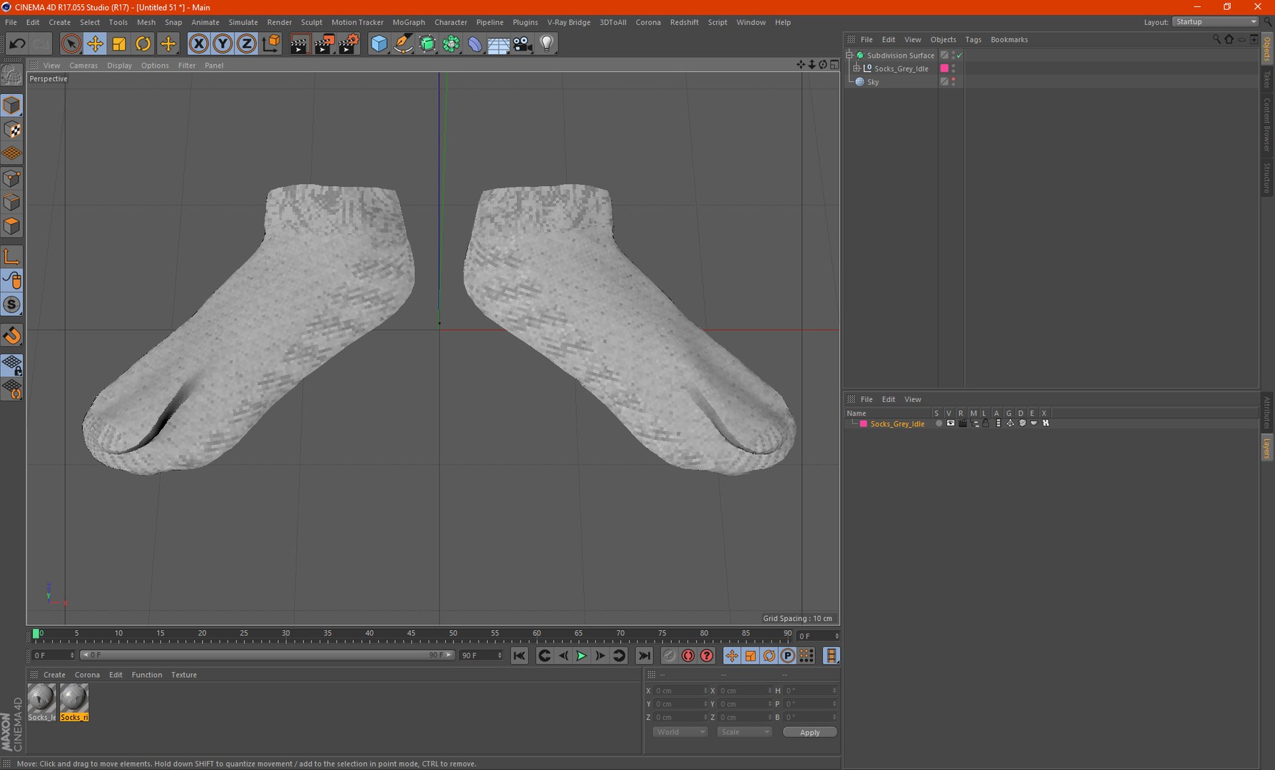 Grey Idle Socks 3D https://p.turbosquid.com/ts-thumb/KN/pXfMvS/FV/socks_grey_idle_1001/jpg/1774115619/1920x1080/fit_q87/da483f42f37119f9fcc28ab53b4902061e91b0c7/socks_grey_idle_1001.jpg