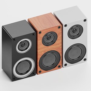3D Tower Speakers model