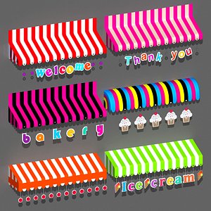 awnings 3D