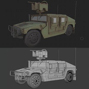 3D HMMWV model