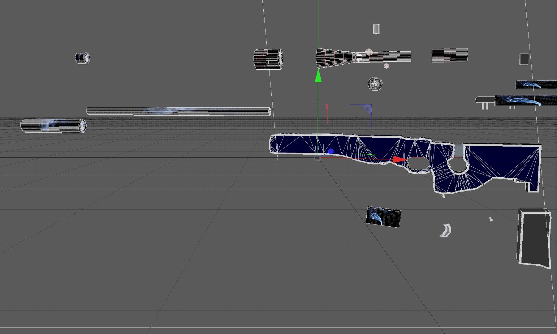 3d future fps rifle modern model