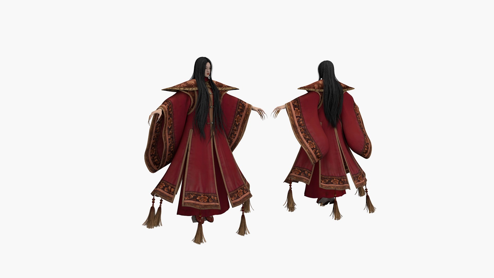 3D model Asian Magic Girl - TurboSquid 2081957