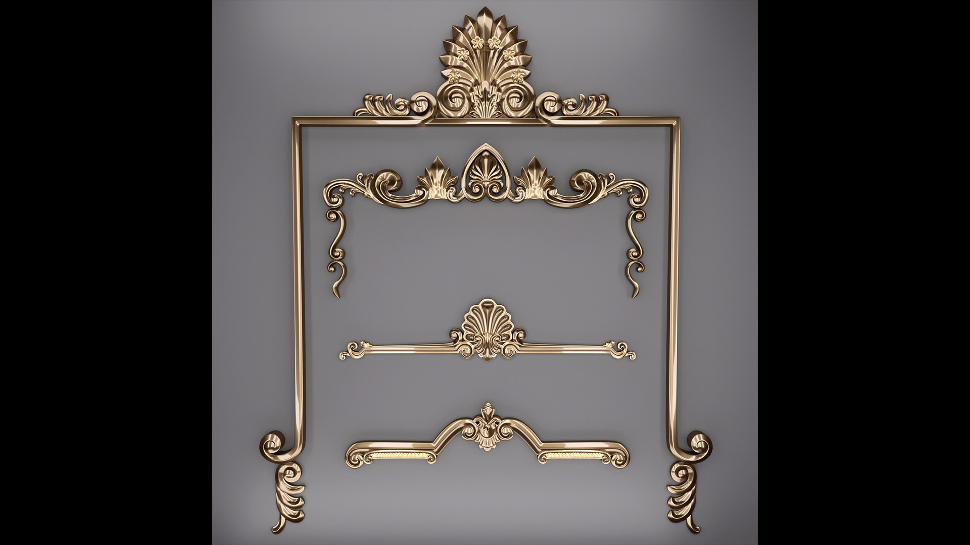 Trim Ornament 45 3D - TurboSquid 1909077