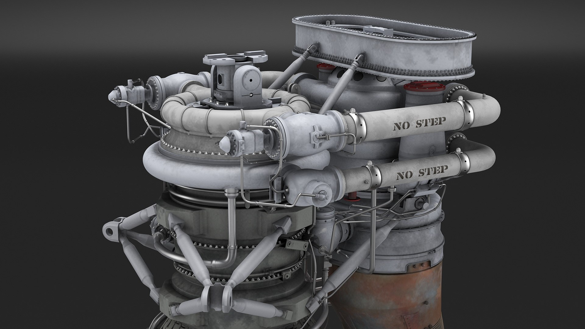 Rocket Engine F-1 3D - TurboSquid 2275915