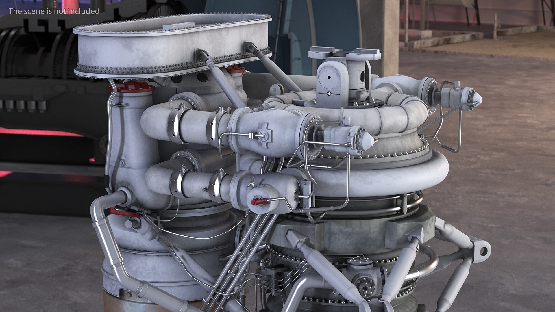 Rocket Engine F-1 3D - TurboSquid 2275915
