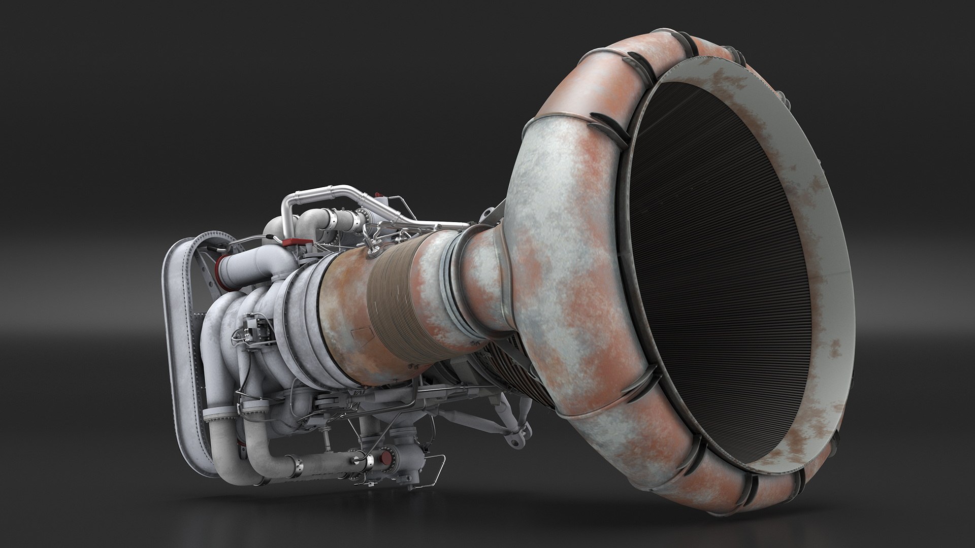 Rocket Engine F-1 3D - TurboSquid 2275915
