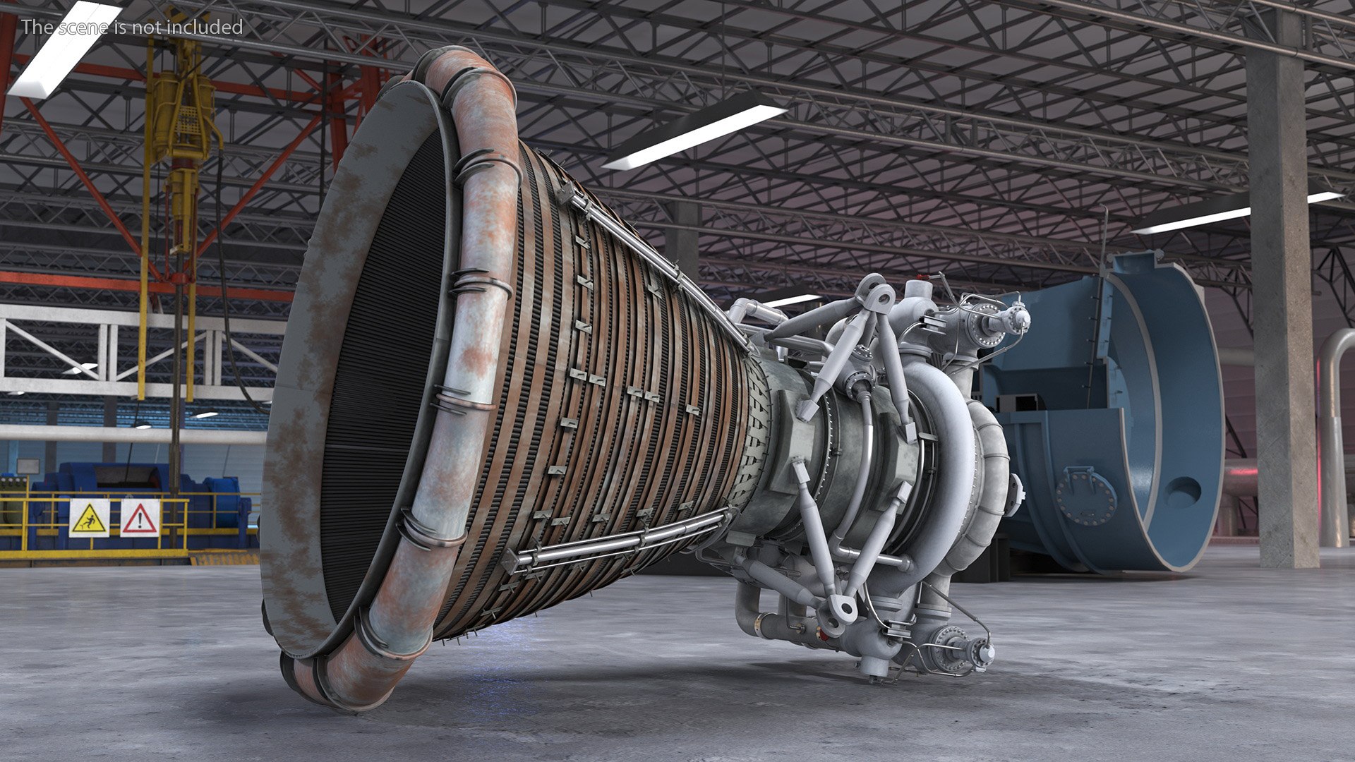 Rocket Engine F-1 3D - TurboSquid 2275915