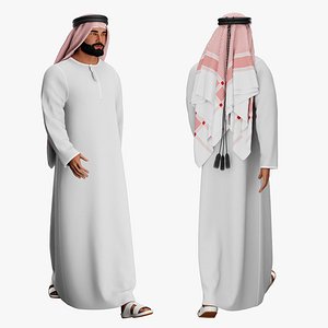 Arab Man Walking model