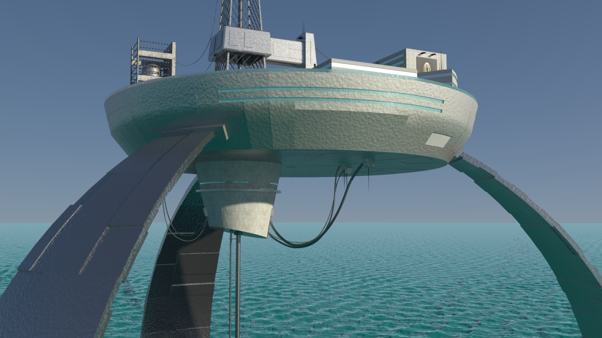 Oil Platform Obj