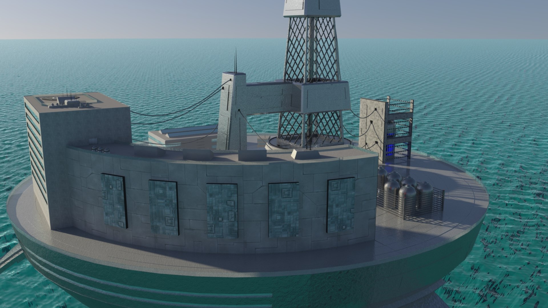 Oil Platform Obj