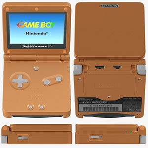 Game Boy Advance SP orange