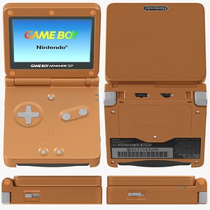 Game Boy Advance SP orange