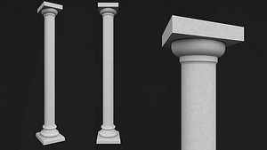 3D Column Decorative 26 model