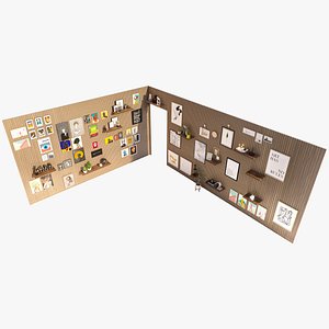 Interior Feature Wall with Art Gallery