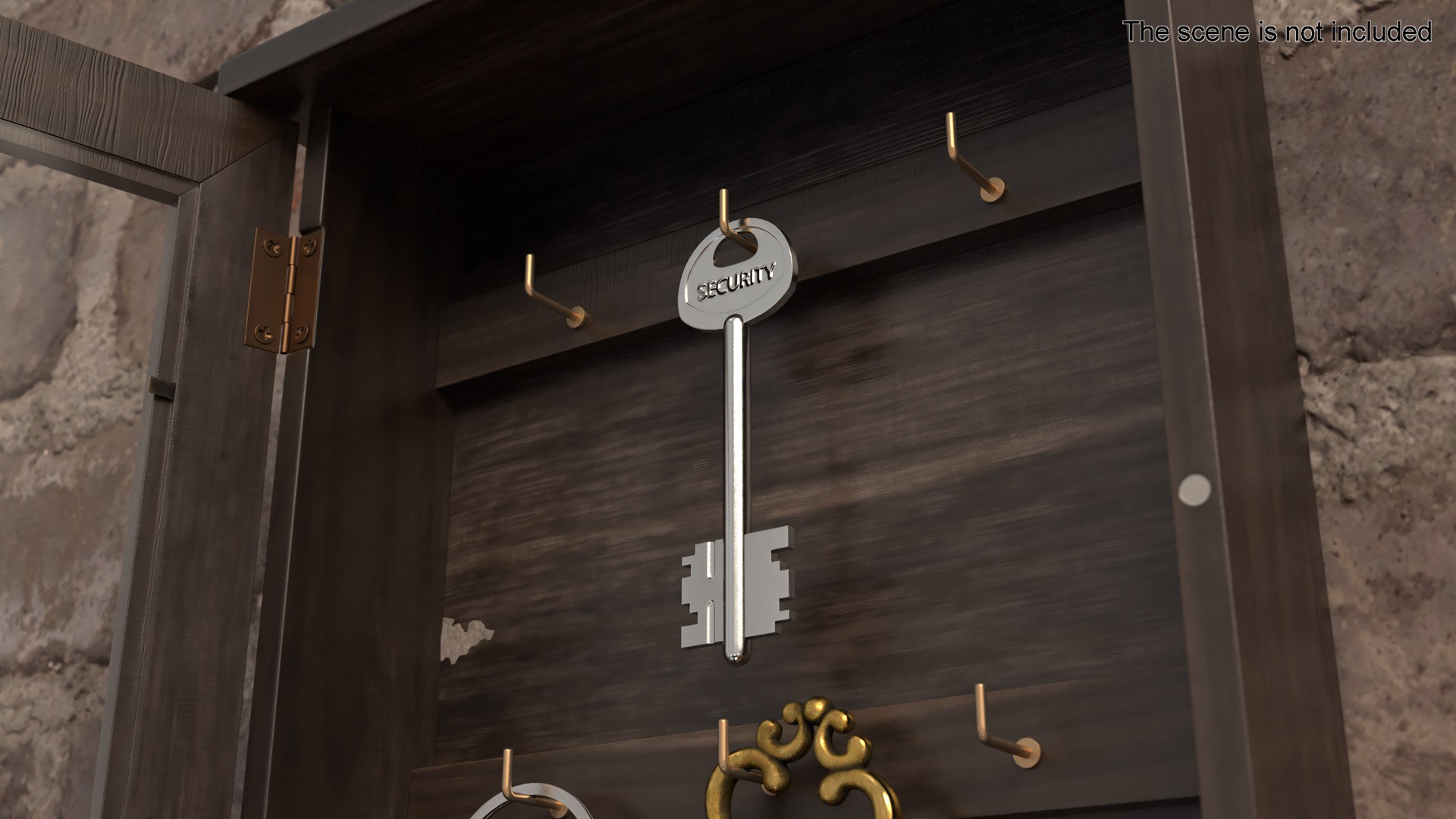 3D Door Lock Keys Collection - TurboSquid 2237395