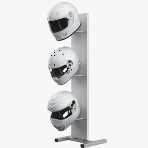 Racing Helmet Display 3D model