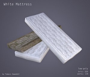 3d model clean dirty mattresses