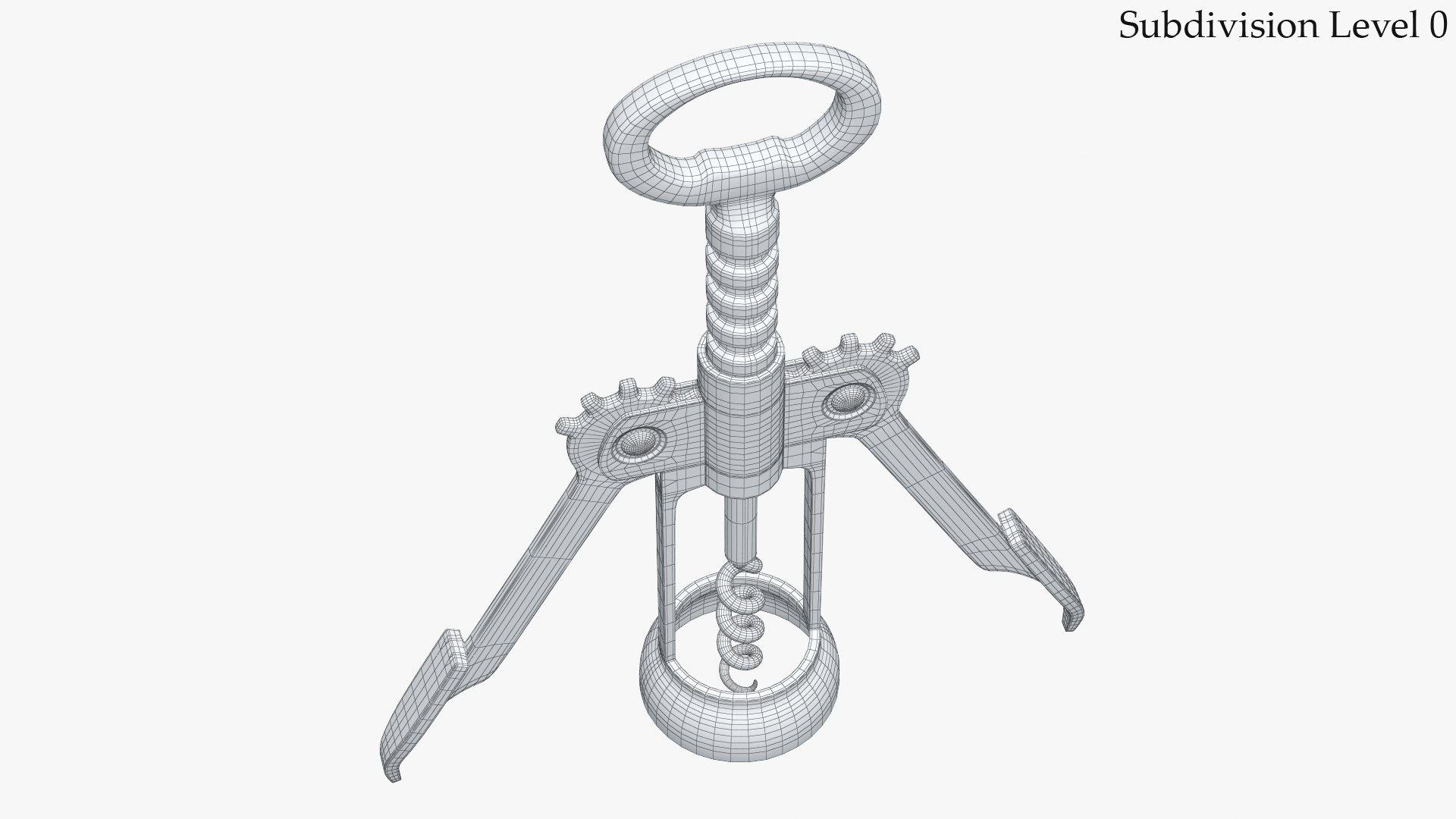 Wing corkscrew 3 3D model - TurboSquid 1562582