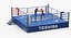 boxers fighting boxing ring 3D model