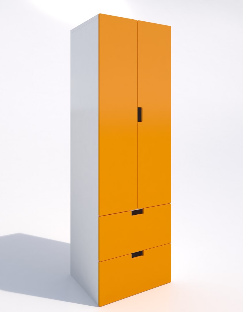 3d Ikea Stuva Storage Cabinet Model