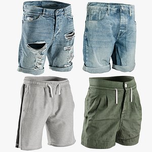 3D model realistic men s shorts