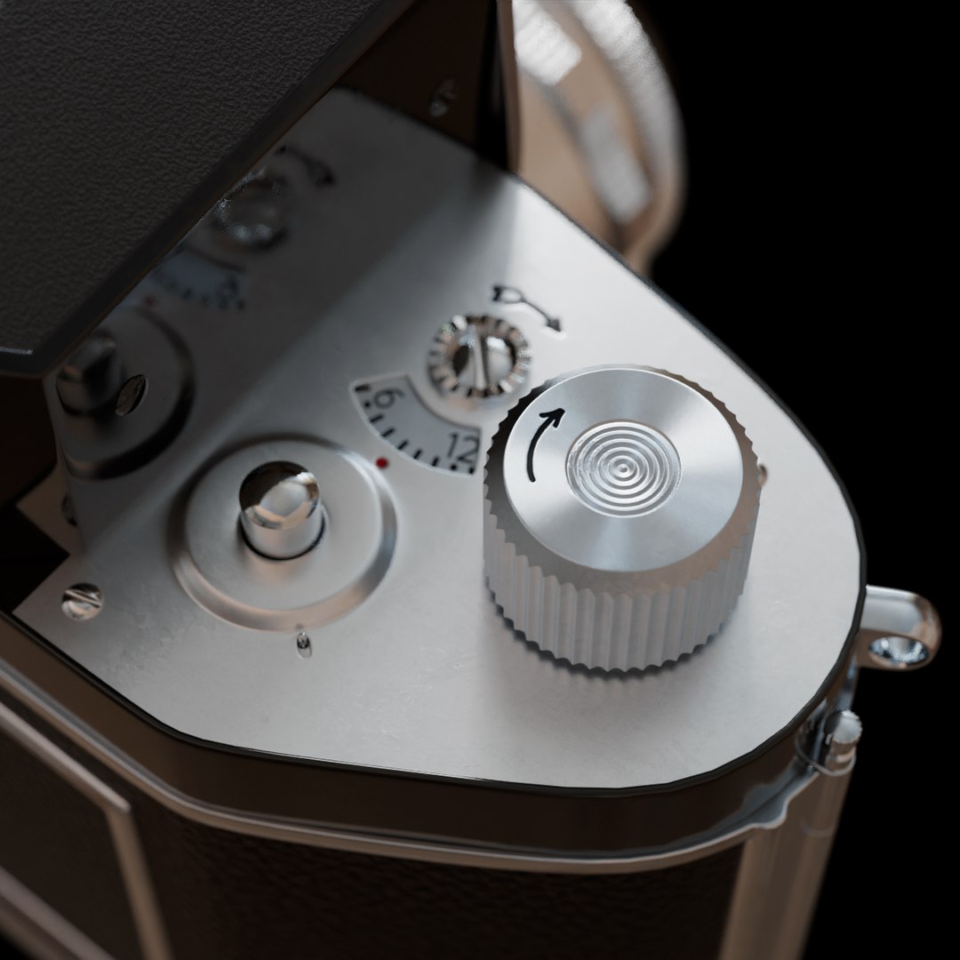 3D model vintage photo camera exa - TurboSquid 1536251