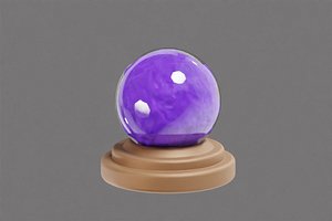 3D model Fortune Teller Crystal Ball