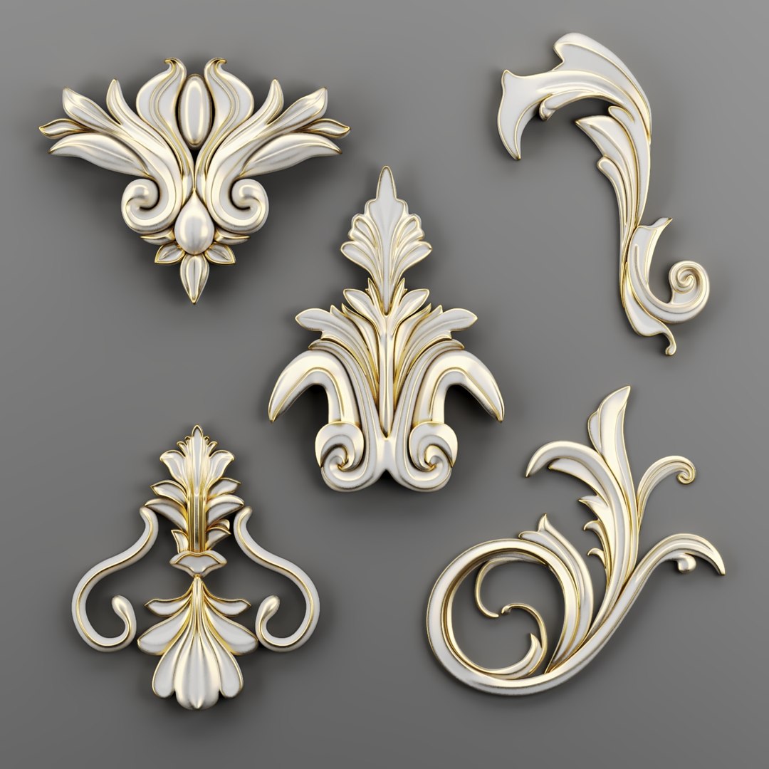 3D Trim Ornament 138 - TurboSquid 2211886
