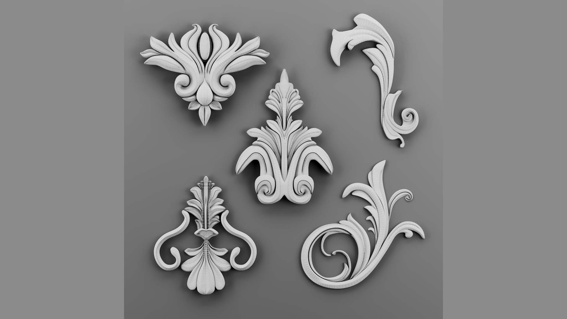 3D Trim Ornament 138 - TurboSquid 2211886
