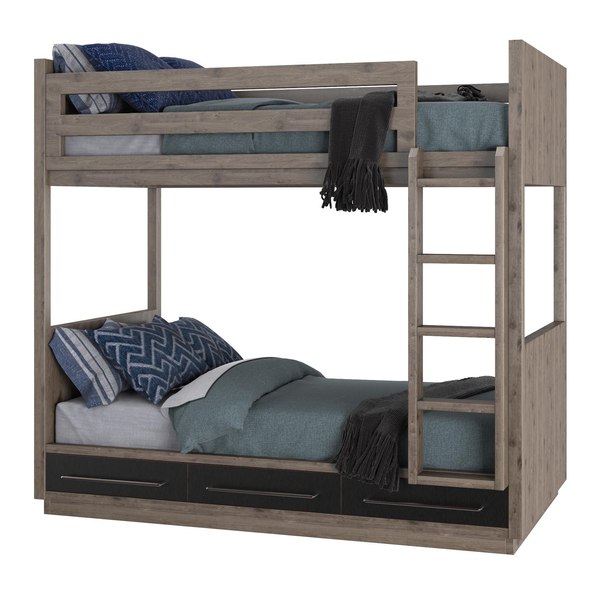 Bunk Bed 3D Models For Download | TurboSquid